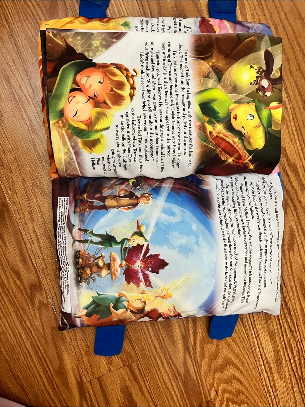 Disney Tinker Bell Plush Story Pillow - Picture 5 of 10